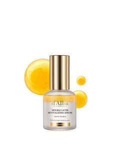 d'alba Piedmont d'alba Piedmont Italian White Truffle Double Layer Revitalizing Serum, 100hr Hydration, Hyaluronic Acid and Centella Asiatica, Skin Firming and Tightening, Long-lasting Korean Skin Care (1.01 fl.oz)  - Image 1