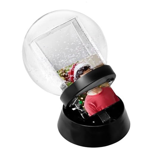 Neil Enterprises, Inc Neil Enterprises Inc. Sphere 2-Photo Snow Globe with Black Base - Image 2
