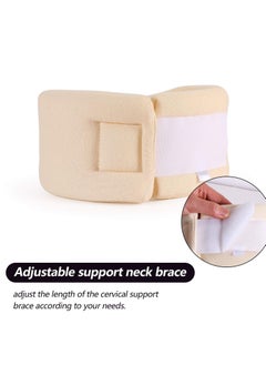 Y&D Soft Foam Neck Brace Universal Cervical Collar, Adjustable Support for Sleeping (3" Depth L)  - Image 5