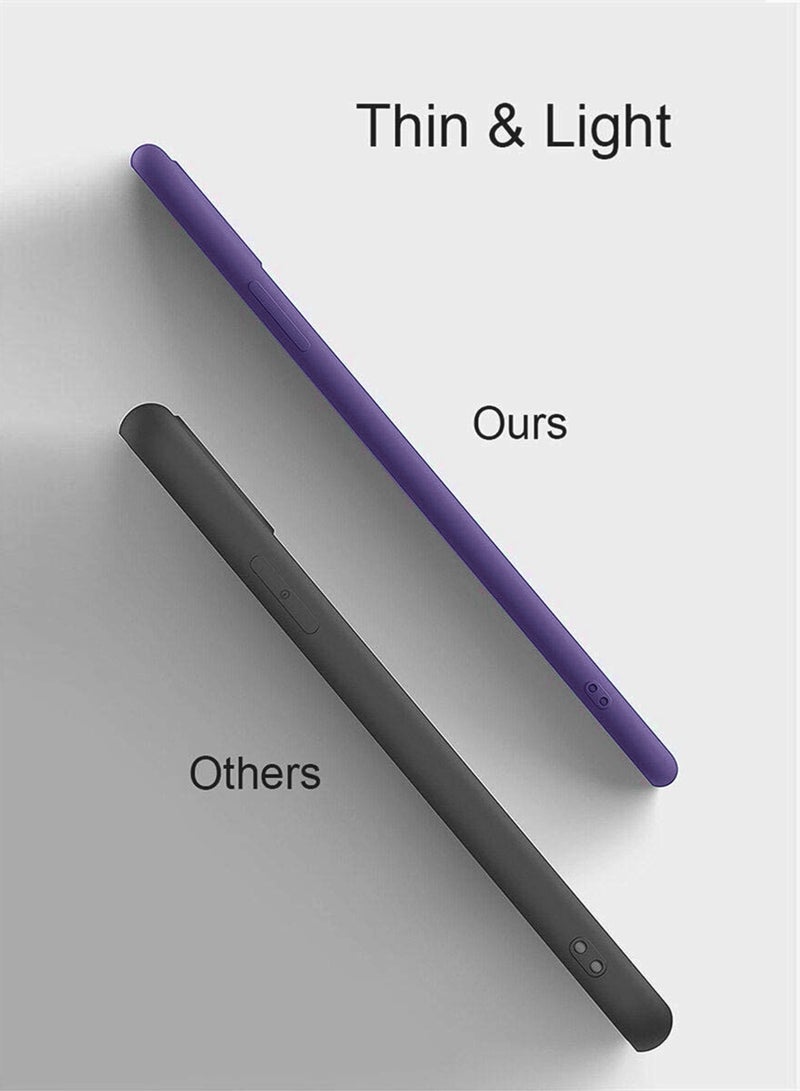 Wtech Nothing Phone (3) 5G 2025 Hybrid TPU Silicone with Raised Camera Slim Armour Case Cover (MCAPSA) - Clear/Eggplant Purple - Image 5