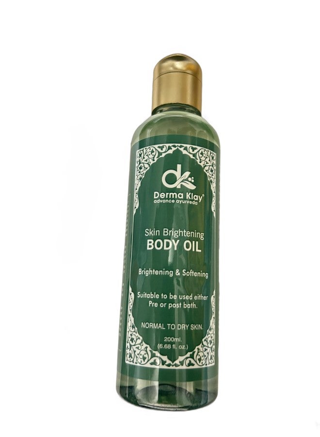 DERMA KLAY Ayurveda Body Beauty Oil | Body Brightening & Anti-pigmentation Oil For All Skin Type | 200ml - Image 1