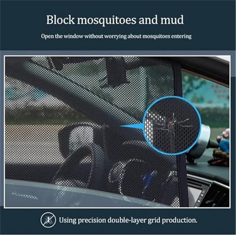 Yurefax Magnetic Car Sun Shades for Renault Koleos - Image 4