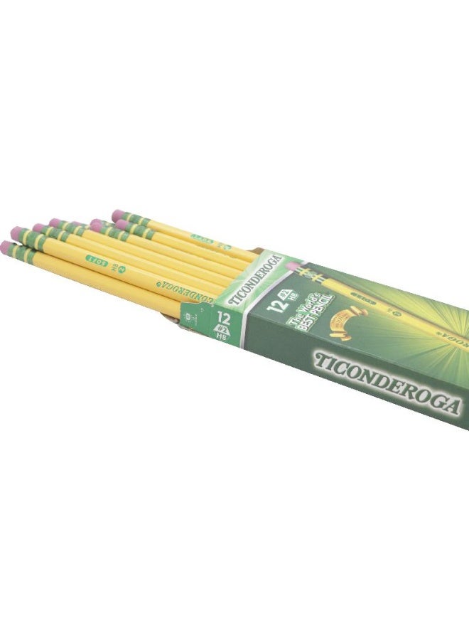 Ticonderoga Yellow Barrel with Eraser Lead Pencil - Image 2