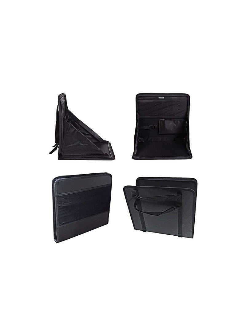 GGOOT -CP079 Foldable Portable Travel Multipurpose Laptop Bag Stand For Car,Car Laptop Holder Tray Bag,Car Vehicle Back Seat Laptop Tablet Notebook Eating Food Work Mount Stand Desk Holder.  - Image 2