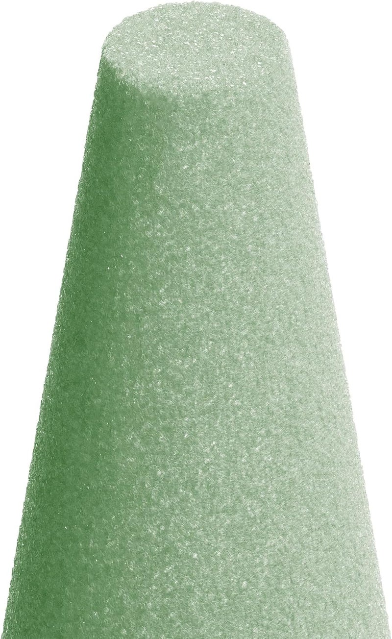 FloraCraft FloraFōM Green Foam Cone - 2 Piece Set, 2.75 Inch x 6 Inch - Image 3