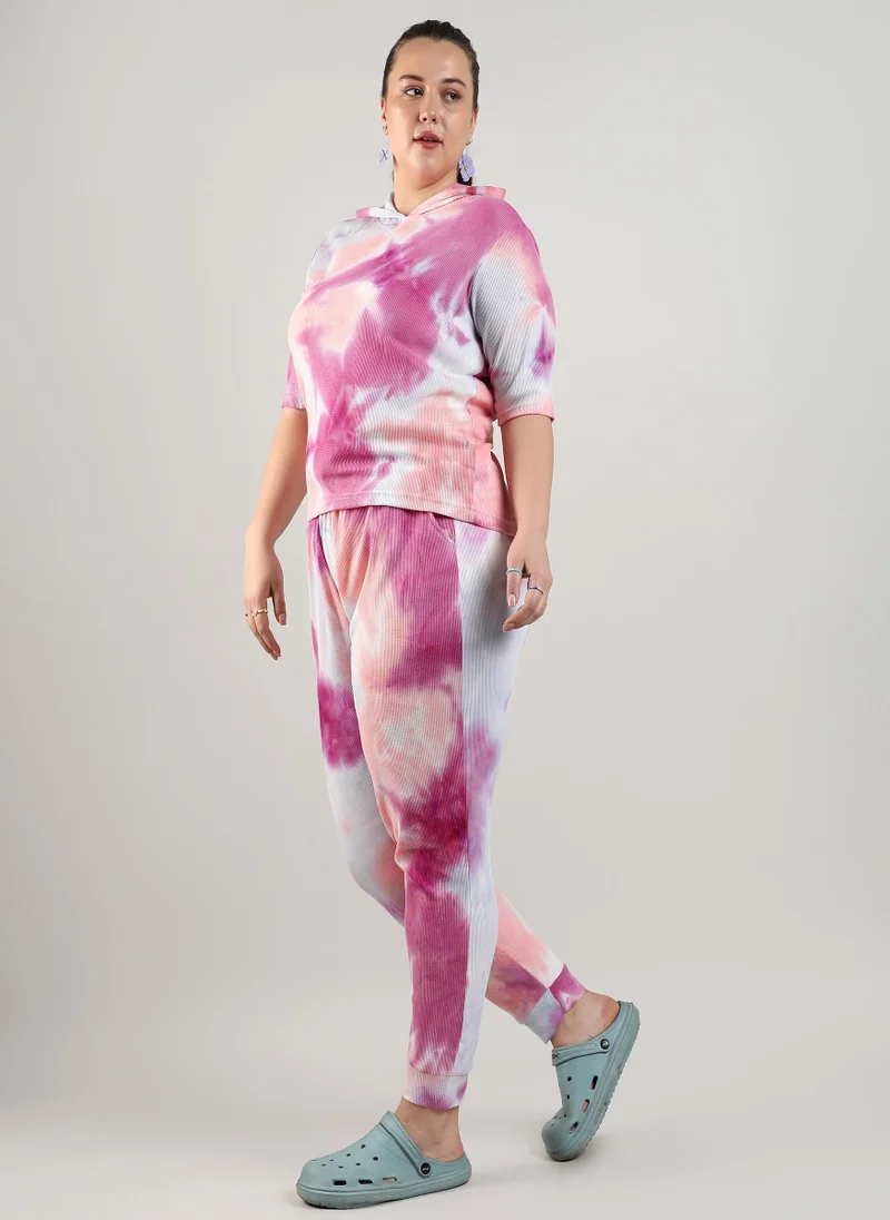 Instafab Plus Tie-Dye Co-Ord Set