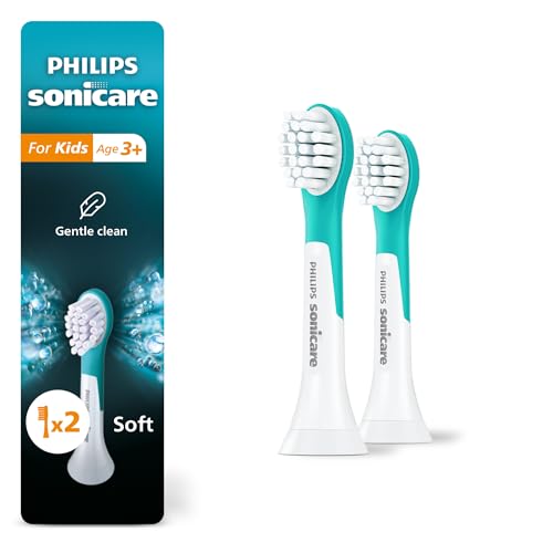 Philips Sonicare for Kids Genuine Replacement Electric Toothbrush Heads Compact Size for Kids Aged 3 2 Pack HX603294 - Image 1