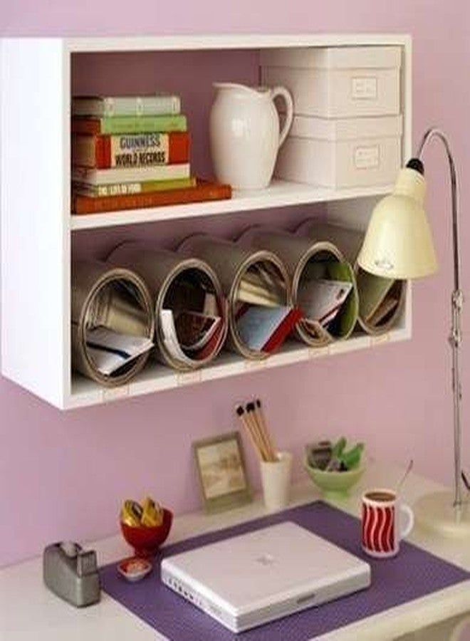 cakuuma Empty Quart Paint Cans with Lids (2 Pack) Empty Metal Paint Storage Cans with tops container set - Image 3