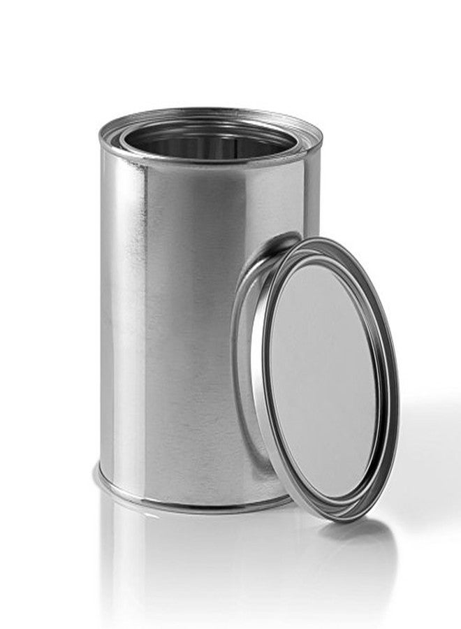 cakuuma Empty Quart Paint Cans with Lids (2 Pack) Empty Metal Paint Storage Cans with tops container set - Image 2