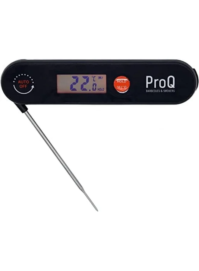 دانوب هوم Proq Digital Instant Read Thermometer Instant Read Food Thermometer With Backlight Screen Foldable Long Probe Meat Thermometer Probe For Kitchen Bbq Water Milk - Rechargeable