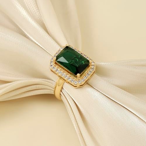 SALTY Anti Tarnish Royal Diamond Crown Finger Ring for Women | Adjustable Fancy Jewellery Design | Latest Fashion Accessories for Girls | Minimal Jewelry | Marriage, Birthday | Gift for Valentine Day - Image 3