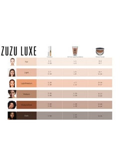Zuzu Luxe Concealer (C20: Light/Neutral Undertones) Natural Paraben Free Vegan Glutenfree Crueltyfree Non Gmo 0.21 Fl.Oz  - Image 4