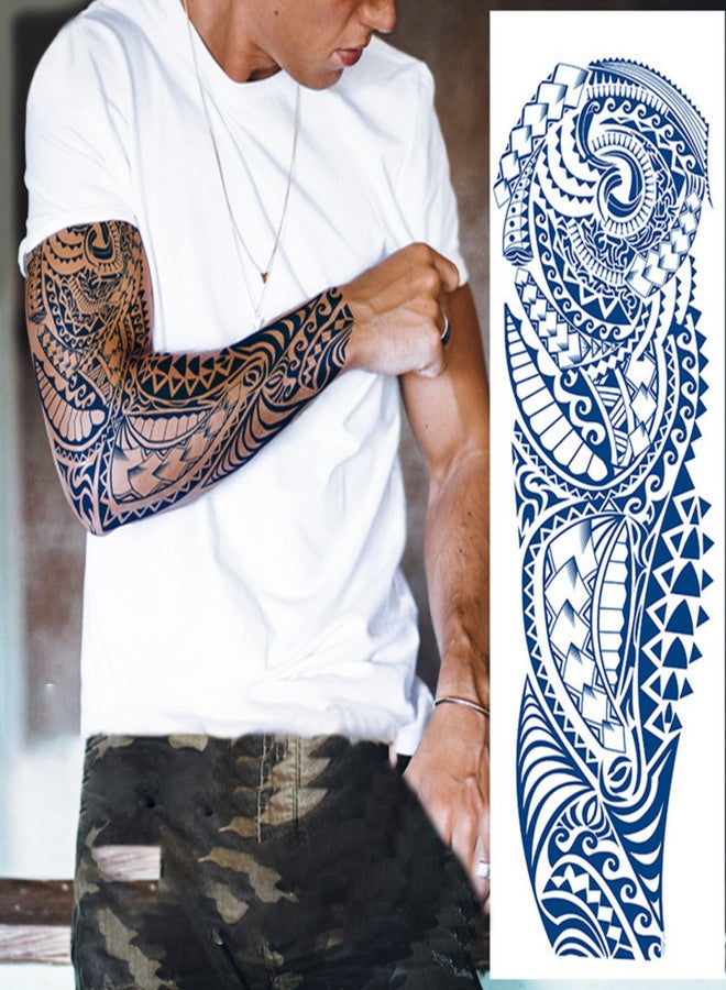 Extra Large Temporary Tattoos Stickers for Arm Fake Tattoos Waterproof Long-lasting Tattoo Stickers for Men & Women - Image 3