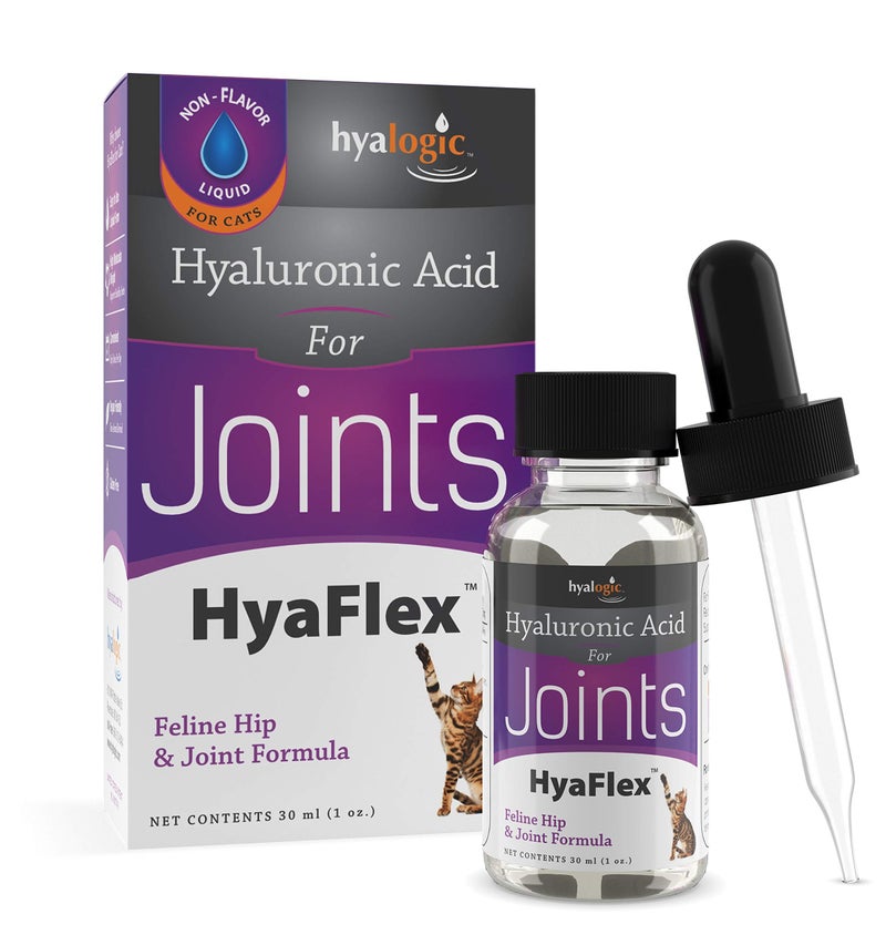 Hyalogic HyaFlex Hyaluronic Acid for Cats â€“ Premium Cat Products for Joint, Skin, Eye, and Coat Maintenance â€“ Natural Cat Joint Supplement (30ml) - Image 1