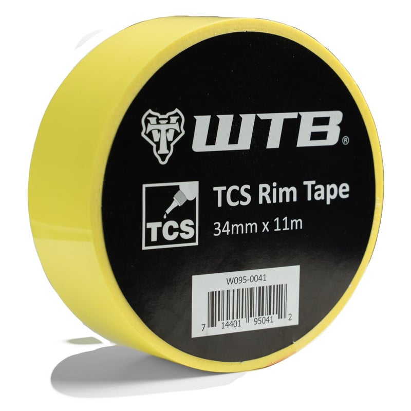 WTB Tubeless Bicycle Rim Tape 34mm x 11m Easy Tubeless Setup  Airtight Seal Compatible with All Tubeless Rims