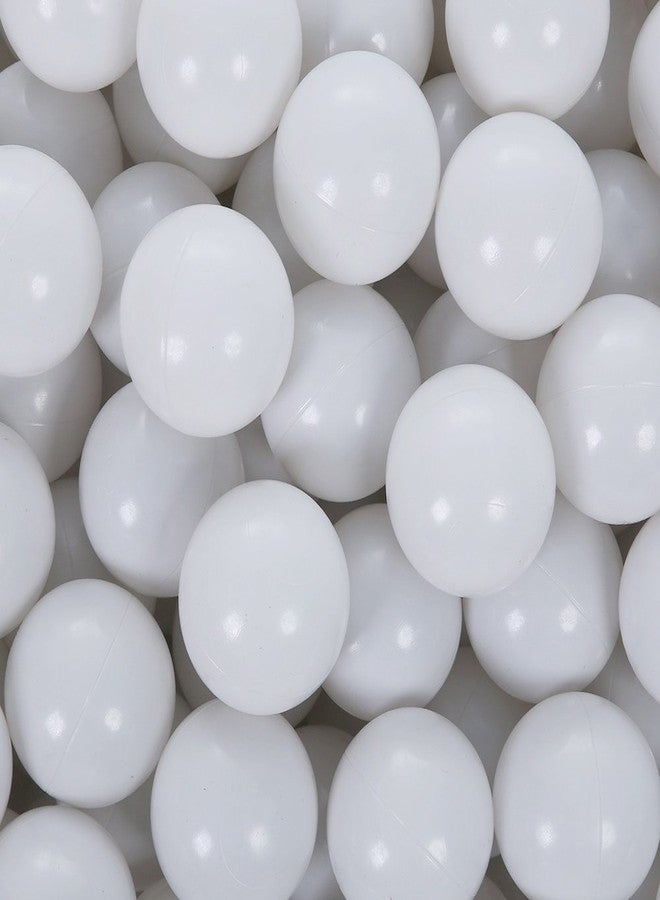 PlayMaty Ball Pit Balls - 2.75inches Plastic Phthalate & BPA Free Balls Crush Proof Stress Balls Swim Pit Fun Toy with Storage Bag for Baby Playhouse Birthday Party DecorationPack of 50 (light grey) - Image 1