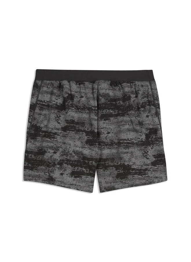 Puma PUMA Black Brightstride Dreamrun Printed Running 5" Shorts Men for Men | Best Price UAE
