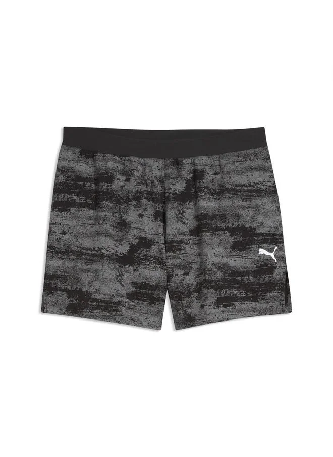 Puma PUMA Black Brightstride Dreamrun Printed Running 5" Shorts Men for Men | Best Price UAE