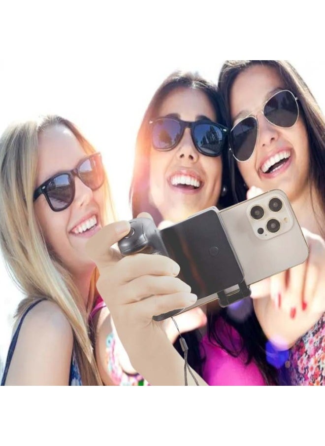 Generic Portable Bluetooth Stabilizer AY49 Selfie Stick For Mobile Phone Photography With Light Multi-Function Handheld Handle-Color:With Charging Treasure  - Image 4