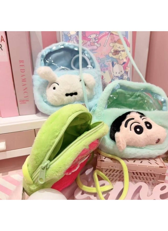 Generic - 20cm Doll Machine Messenger Bag Cartoon Plush Doll Bag Doll Small Pain Bag Reward Gift-Specifications:30 Styles, Order In A Pack Of 12 Times-Color:About 20cm, Please Order In Multiples Of 12 For A Single Style - Image 1