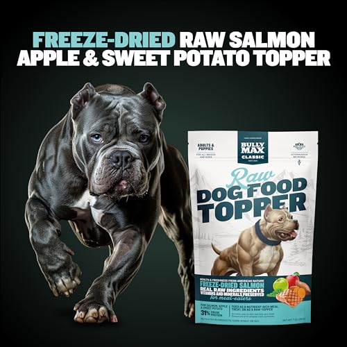 Bully Max Freeze-Dried Raw Dog Food Toppers for Puppies & Adult Dogs - Salmon with Real Fruits & Veggies - Meal Enhancers with Vitamins & Minerals - Feed as Puppy Treat or Dog Meal - Image 2