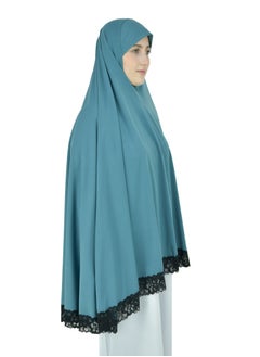 DAMAS COLLECTION Two Piece Islamic prayer dress women with Lace - Prayer Clothes for Women - Prayer Abaya For women - Jilbab 2 piece, Umrah essentials for women - Prayer set  - Image 5