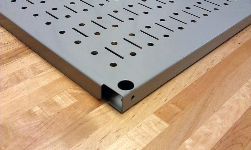 Wall Control Pegboard 16in x 32in Horizontal Galvanized Metal Pegboard Tool Board Panel - Image 4