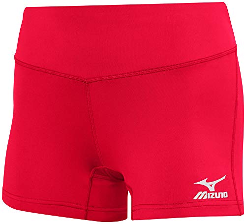 Mizuno Victory 3.5" Inseam Volleyball Shorts Red , Small - Image 1