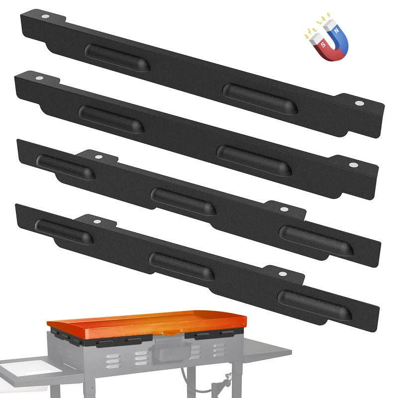 MeWeBlue Upgraded Wind Guards for Blackstone 36â€ Griddle, Blackstone Griddle Accessories Fit for Black stone Grill, 5015 Magnetic Stainless Steel Wind Screens Protect Flame Hold Heat, Compatible with Hood - Image 1