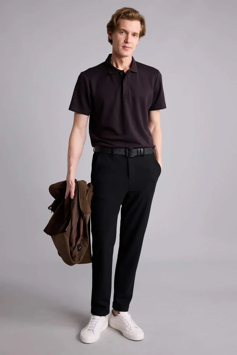 Defacto Regular Fit Short Sleeve Polo T-Shirt