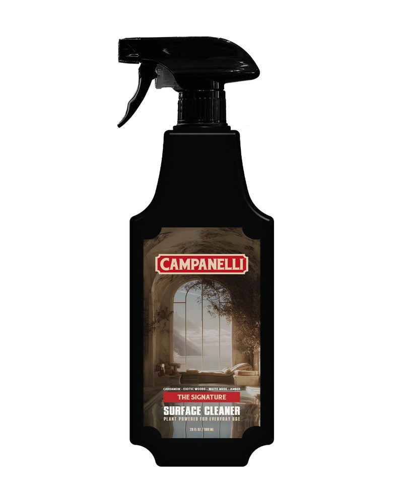 CAMPANELLI Plant-Powered Multi-Surface Cleaner - Luxury Fragrance-First Formula for Kitchen, Bathroom & Home - Non-Toxic, Food-Contact Safe, Eco-Friendly, 20 oz - The Signature Scent - Image 1