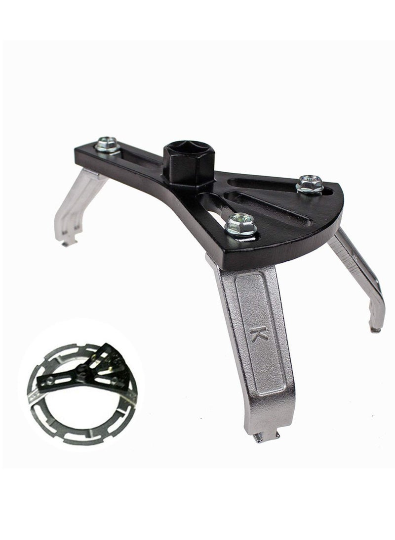 SOLARAE Universal Fuel Pump Removal Tool, Adjustable Fuel Pump Lock Ring Tool, Fuel Tank Lock Ring Tool, Fuel Tank Repair Kit, 5.31" to 7.17" Adjustable Lock Ring Spanner - Image 1