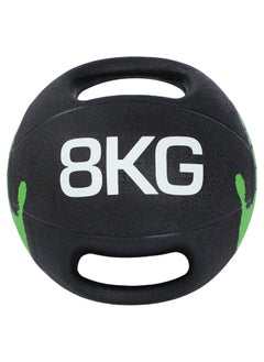ENDLESS  8 KG (17.6 LB) Medicine Ball with Dual Handle Grip | Rubber | For Core Strength Exercise, Fitness, Cardio, Home Workouts and Gym | For Men and Women  - Image 1