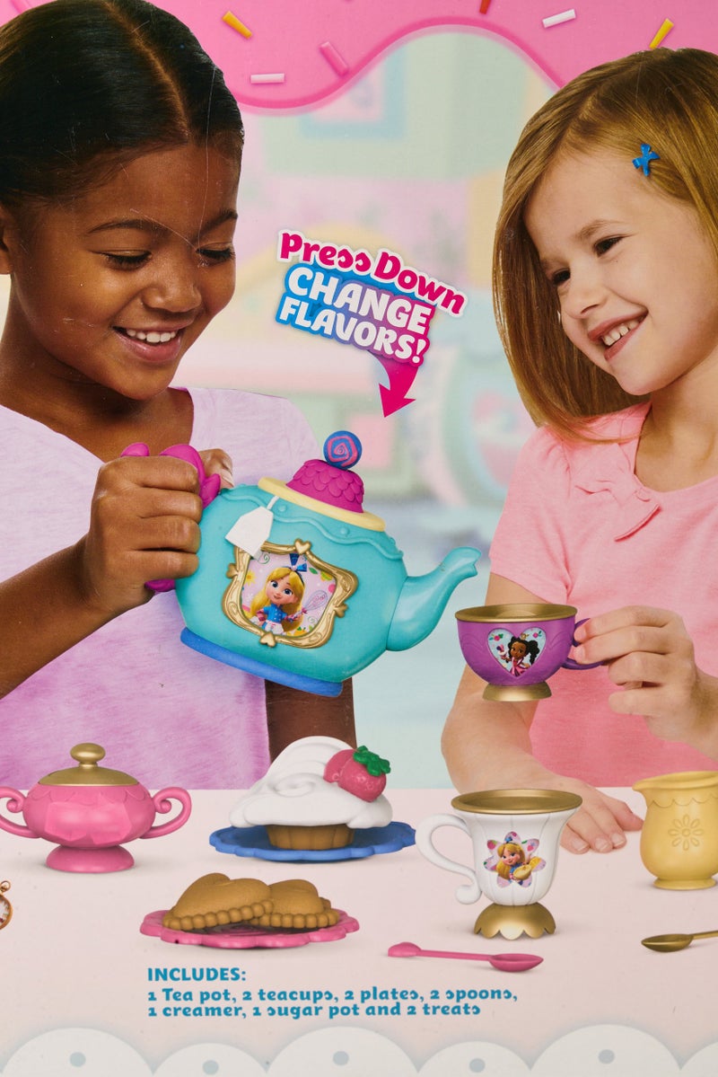 Disney Junior Just Play Alices Wonderland Bakery Magical Tea Party Set, Blue - Image 5