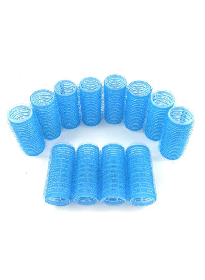 Kamay's Small Size Hair Rollers Curlers Self Grip Holding, For Hairdressing, Design Gripping Sticky Cling Style For DIY Or Salon (25mm/1" 12PCS) Random Color - Image 1