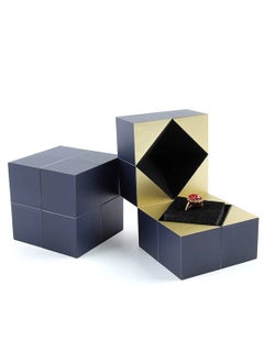 Creative Cube Ring Box Magic Rotating Bracelet And Puzzle Jewelry Box Unique Proposal Ring Box Funny Gift Box
