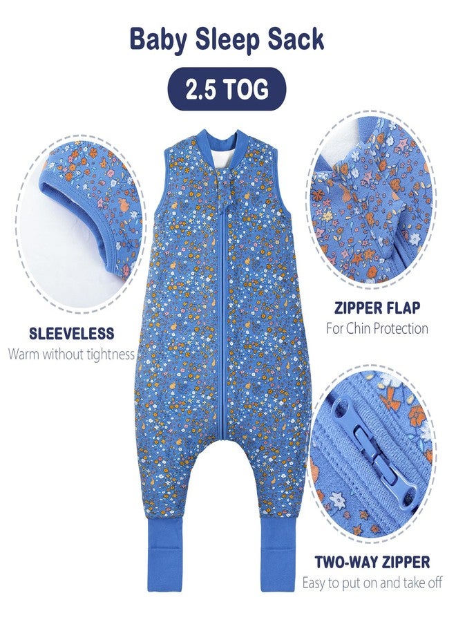 Mosebears Baby Sleep Sack with Feet，Baby Winter Sleep Sack for Toddler Thicken 2.5 TOG (18-36 Months) - Image 5