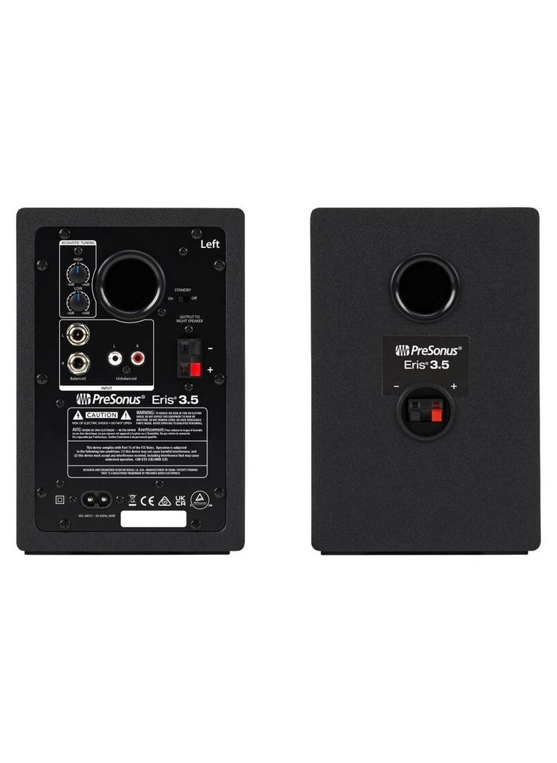 بيرسوناس شاشات الاستوديو المزودة بالطاقة PreSonus Eris 3.5 مقاس 3.5 بوصة - الجيل الثاني  - Image 2