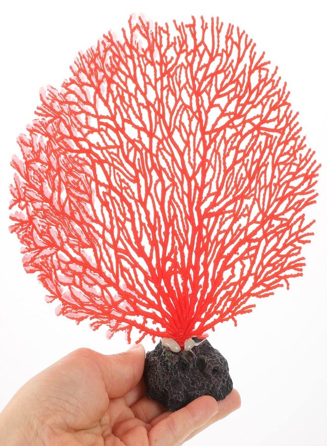 balacoo Simulated Coral Wall Aquarium Sea Fan Coral Aquarium Accessories for Freshwater Plant Ornament Fish Tank Decorations PVC Household Water Tank - Image 2