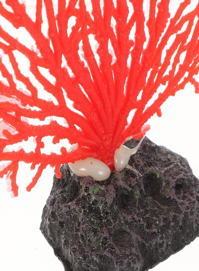 balacoo Simulated Coral Wall Aquarium Sea Fan Coral Aquarium Accessories for Freshwater Plant Ornament Fish Tank Decorations PVC Household Water Tank - Image 5
