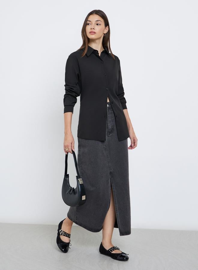 ستايلي بلوزة فضفاضة طويلة - Image 2