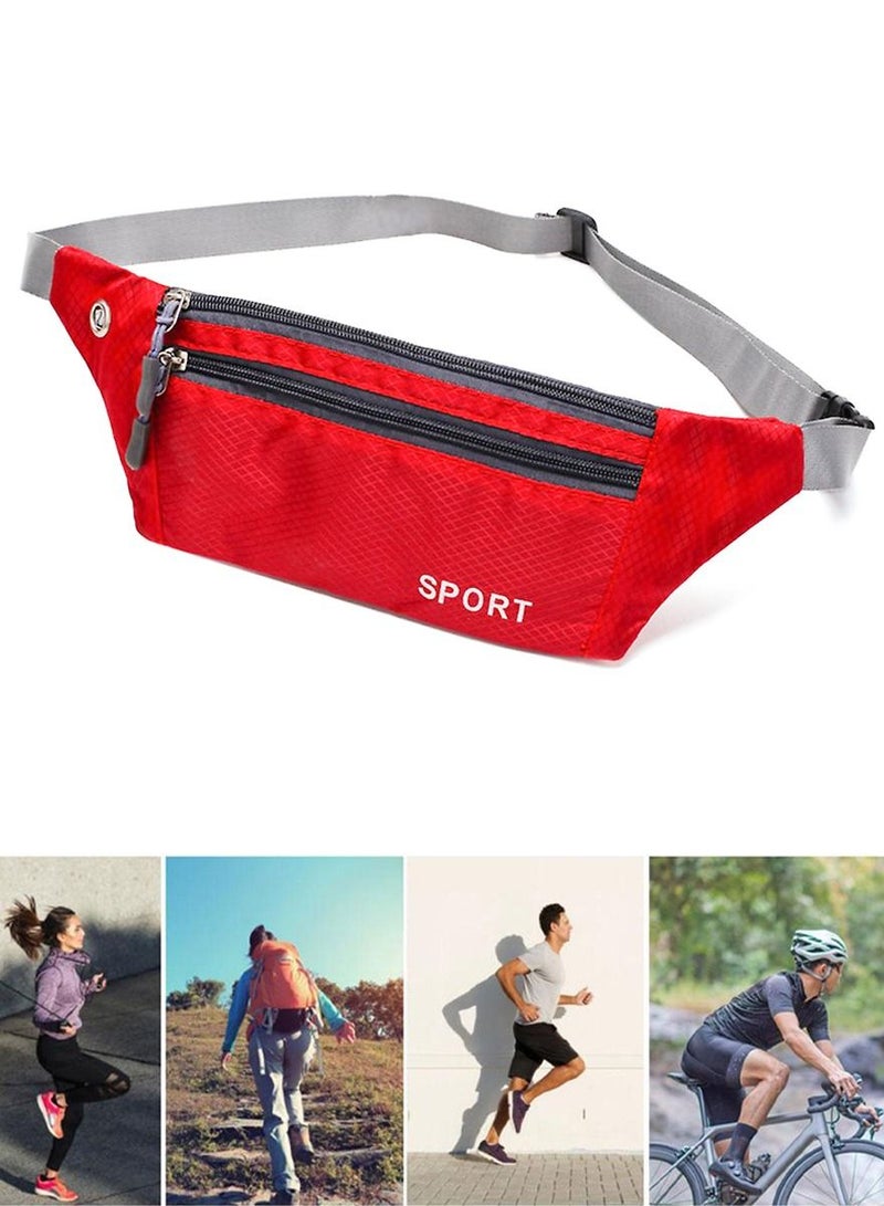 Sports Fashion Sports Bag for Running, Walking and Other Outdoor Activities, Use It As A Waist Belt Bag Or Wear It On Your Back Or Slant Across Your chest Or Over Your Shoulder, Multipocketed Money Belt Bag - Image 1