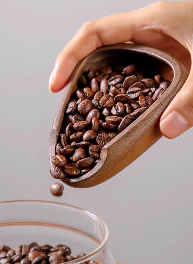 Handcrafted Walnut Coffee Bean Dosing Tray – Premium Wooden Coffee Tool for Espresso, Pour Over & Manual Brewing - Image 3