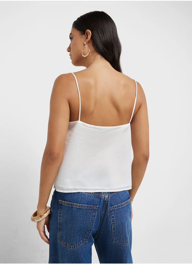 مانجو Lace Strap Top