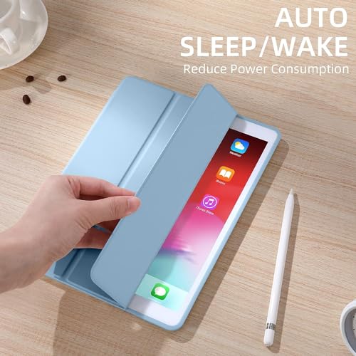 MOCA [Flexible Back] with [Pencil Holder] Smart Case for 10.2 inch iPad 9th 8th 7th Generation 10.2" iPads 2021 2020 2019 Launch A2603 A2604 A2605 A2270 A2428 A2429 A2430 A2197 A2198 A2200 Flip Cover - Image 3