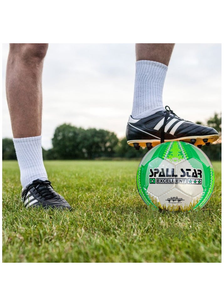 سبال كرة القدم كرة القدم لمباريات كأس العالم أفضل كرة مقاومة للماء للاستخدام في الأماكن المغلقة/الخارجية للتدريب الاحترافي ومطابقة الرجال والنساء للشباب والكبار - Image 2