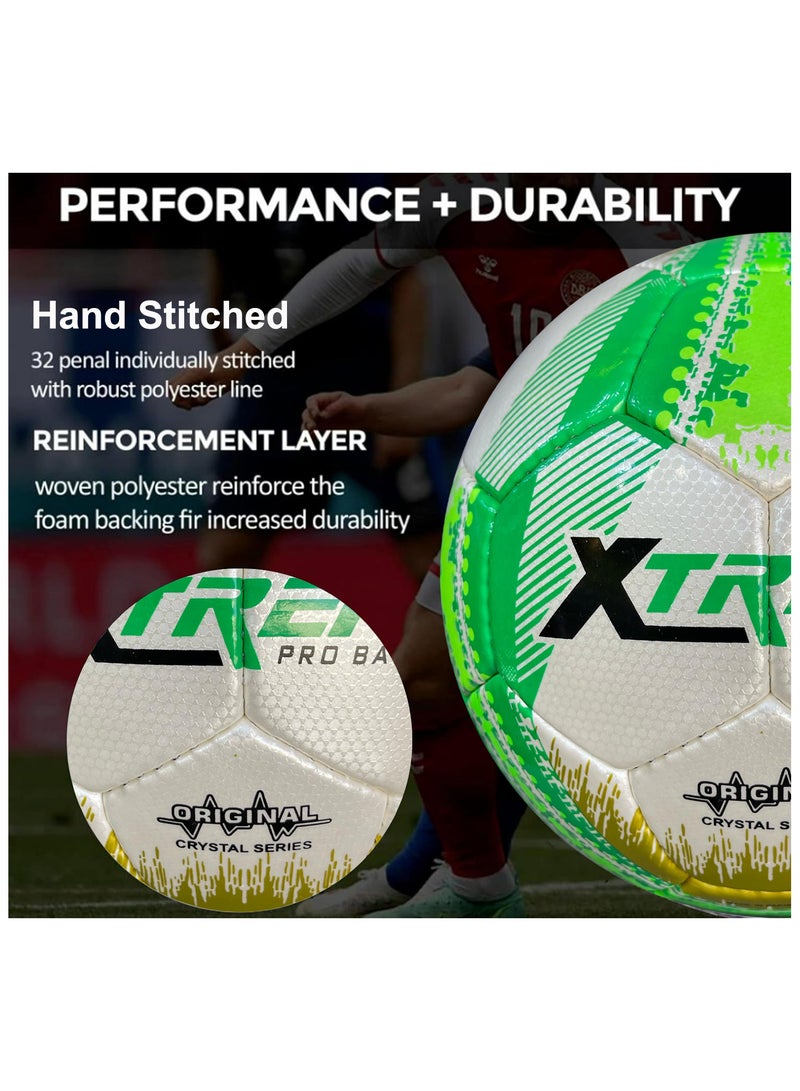 سبال كرة القدم كرة القدم لمباريات كأس العالم أفضل كرة مقاومة للماء للاستخدام في الأماكن المغلقة/الخارجية للتدريب الاحترافي ومطابقة الرجال والنساء للشباب والكبار - Image 5