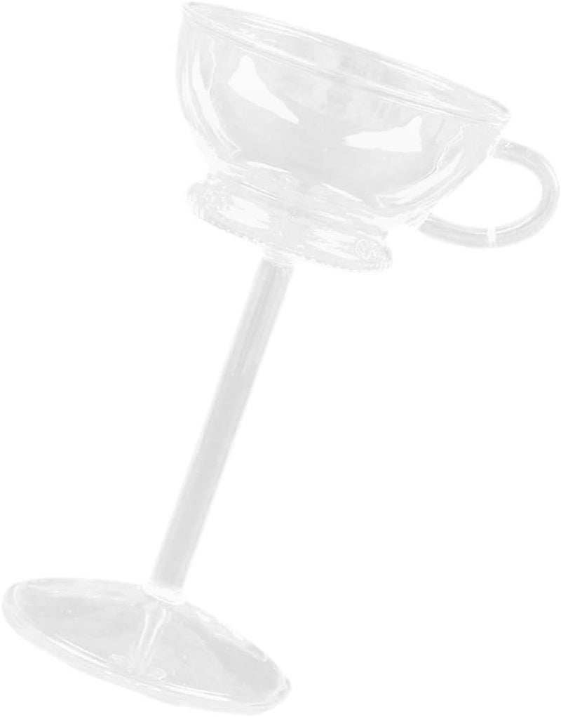 Stemmed Wine Goblet Glass with Handle 150ml Glass Cup for Juice Coffee Tea Bar Drinkware Decorative Unique Design - Image 1