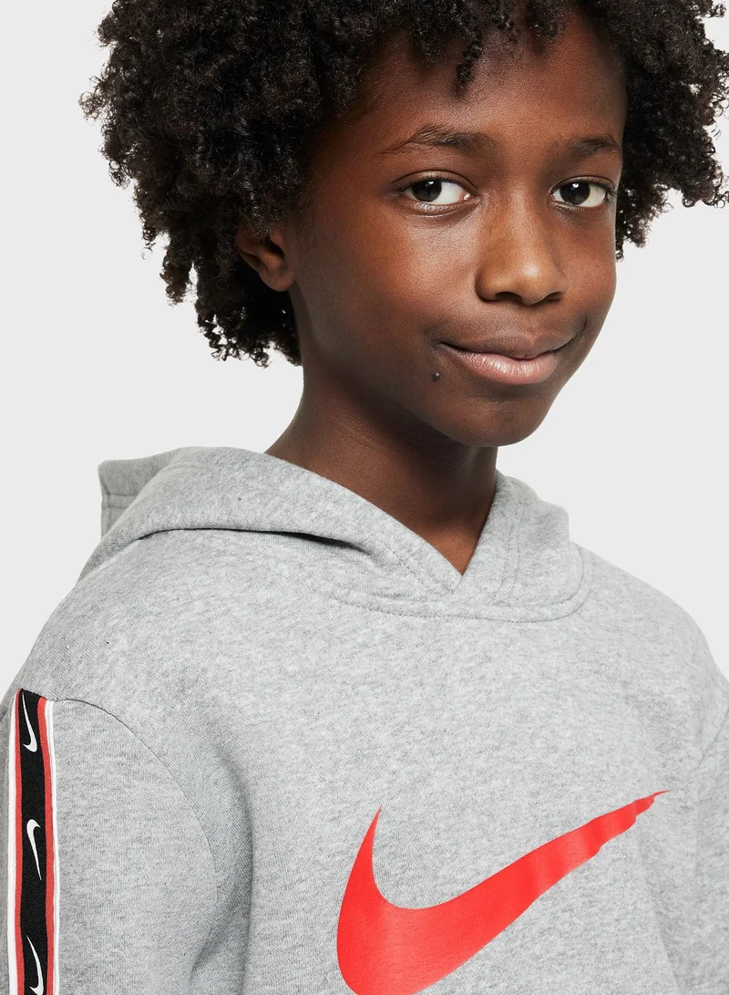 Nike Youth Nsw Repeat Swoosh Fleece Hoodie