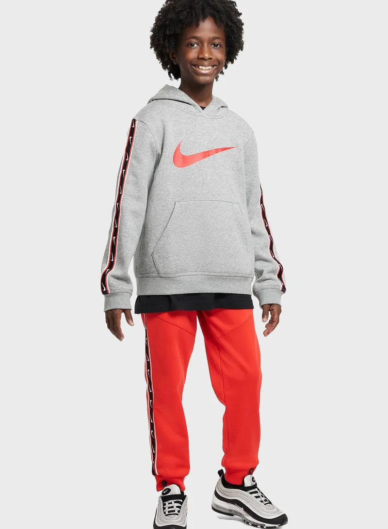 Nike Youth Nsw Repeat Swoosh Fleece Hoodie